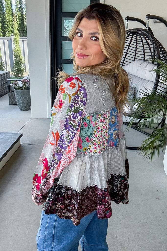 PRE ORDER: Carefree Afternoon Tunic - Slate