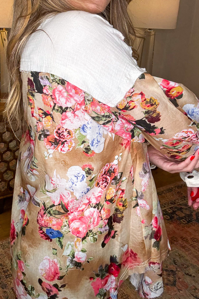 Happy Go Lovely Oversized Loose Fit Blouse - 100% Cotton