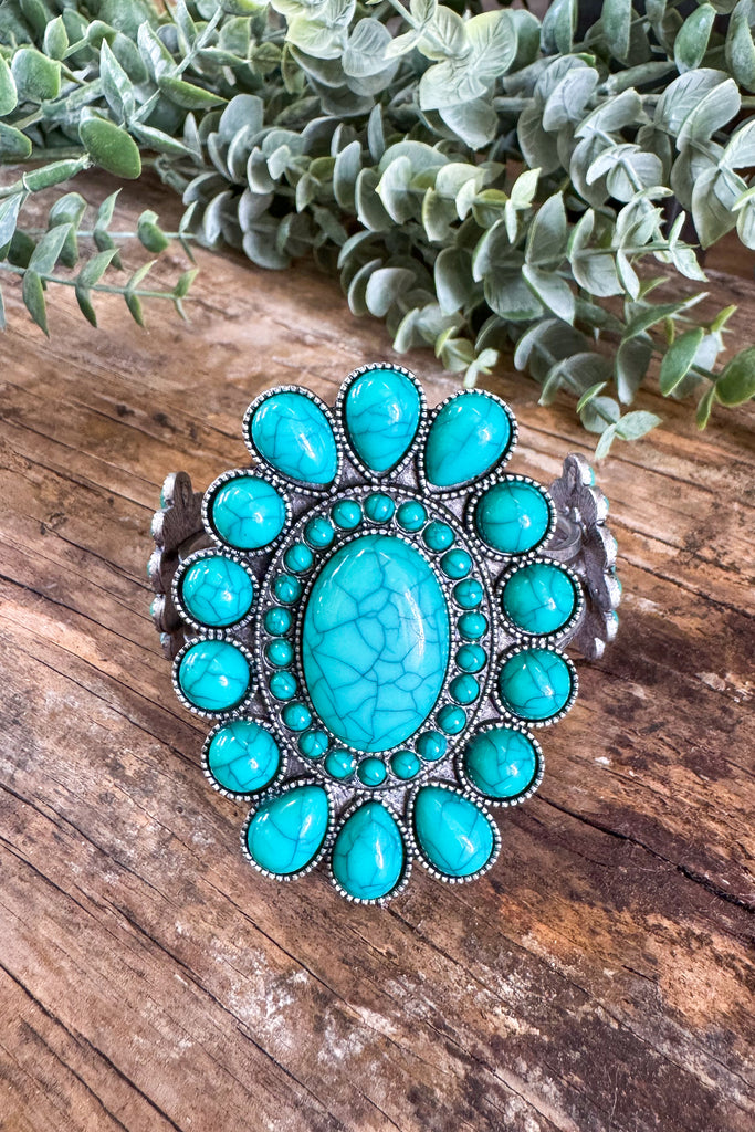 Santa Fe Sky Cuff - Turquoise