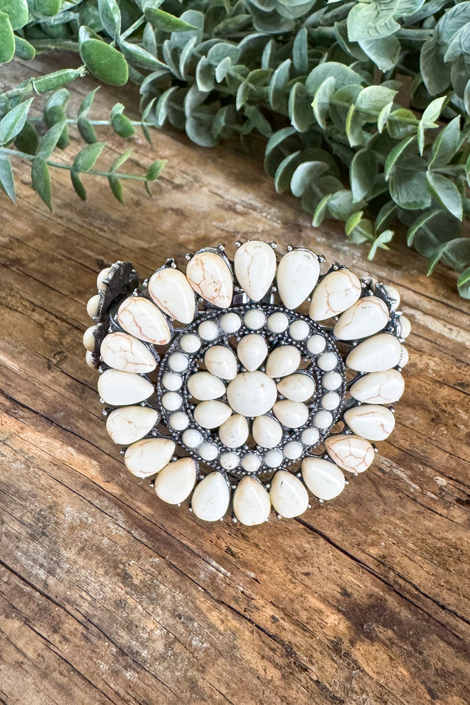 Seaside Dune Cuff Bracelet - Ivory