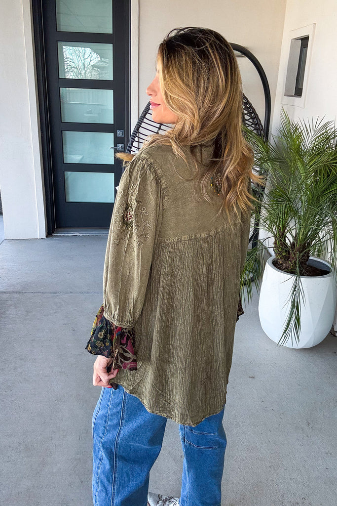 Dreams That Come True Tunic - Gravel