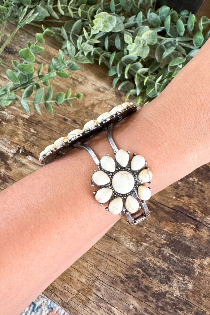 Seaside Dune Cuff Bracelet - Ivory