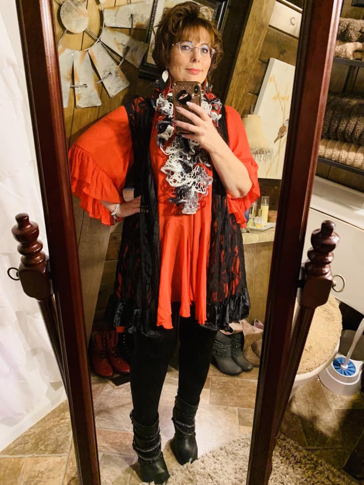 AHB EXCLUSIVE : The It Girl Oversized Loose Fitting Tunic - Rust