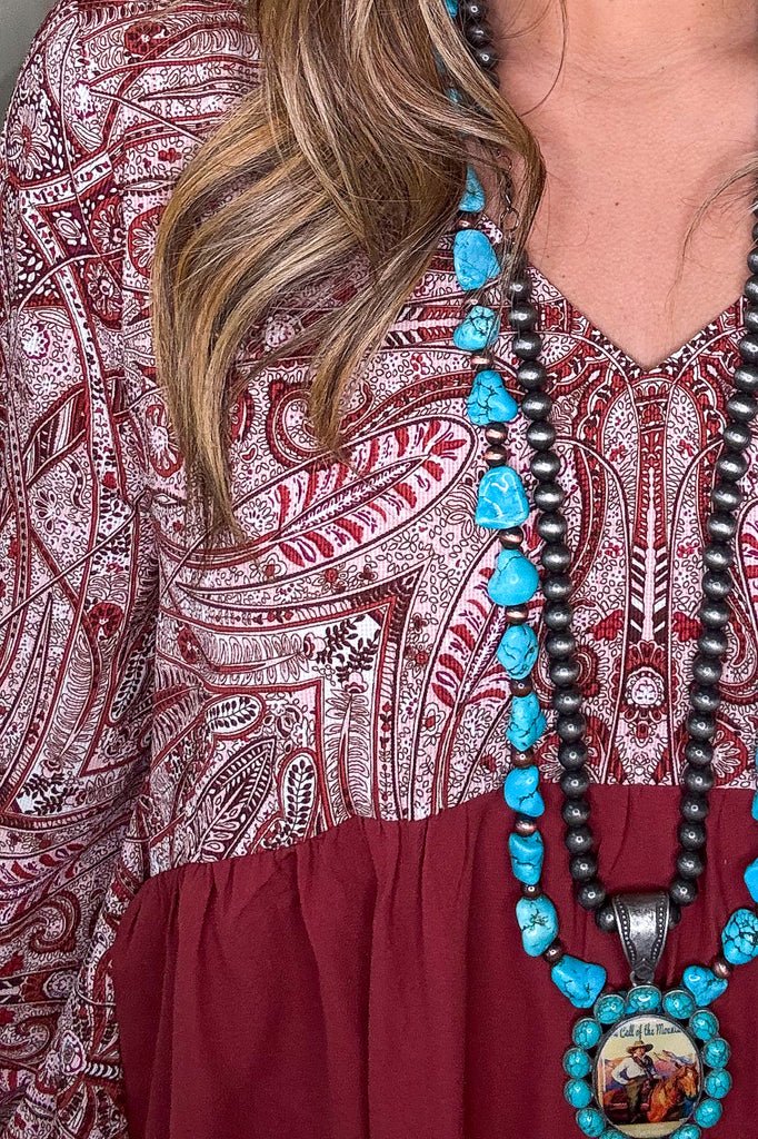 Precious Love Top - Rust