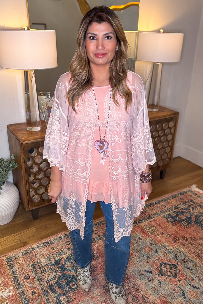 AHB EXCLUSIVE: Finding Perfection Kimono - Pink