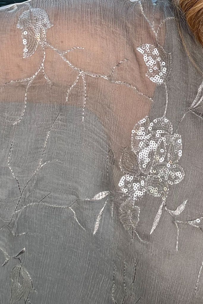 Luna Shine Silk Blend Top - Made In Italy