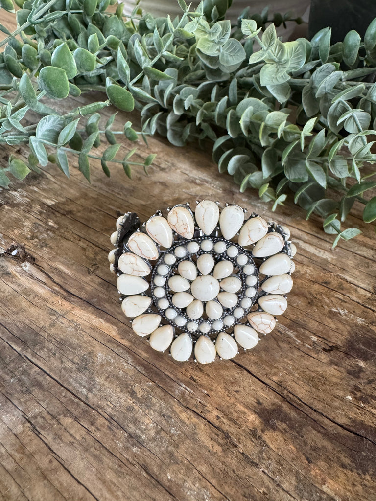 Seaside Dune Cuff Bracelet - Ivory