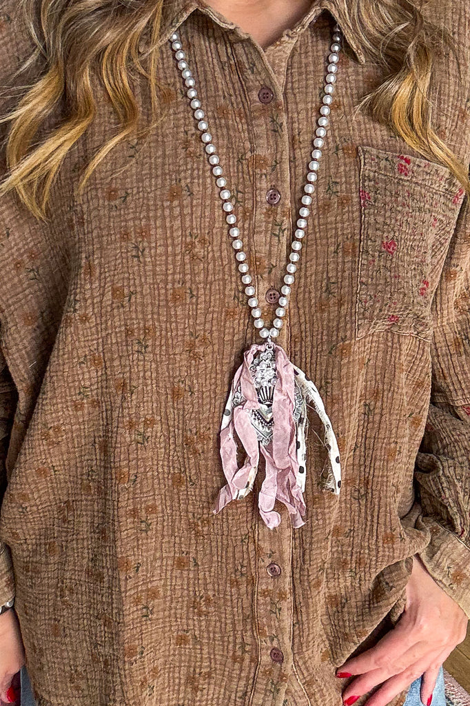 Daisy Dreams Tunic - Mocha - 100% Cotton