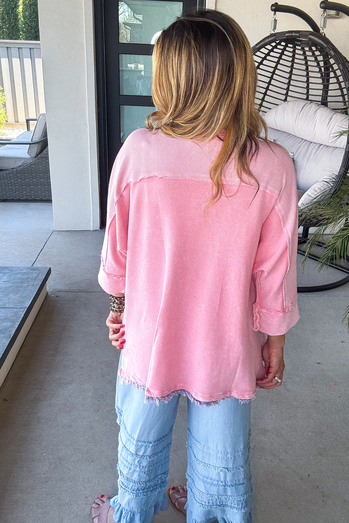 PRE ORDER: Star Energy Top - Pink - 100% Cotton