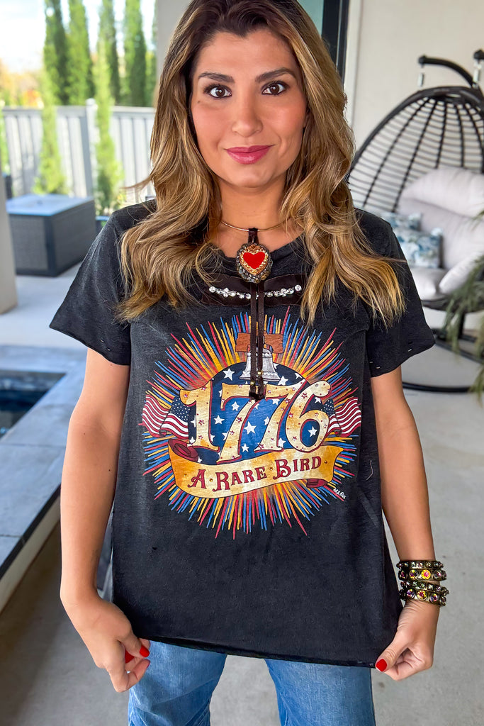 1776 American Tee - 100% Cotton - Made in USA