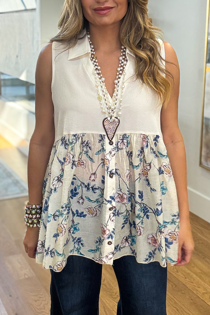 Sea Front Tunic - Beige