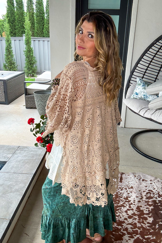 Whispering Details Split Tails Jacket - 100% Cotton - Made in USA