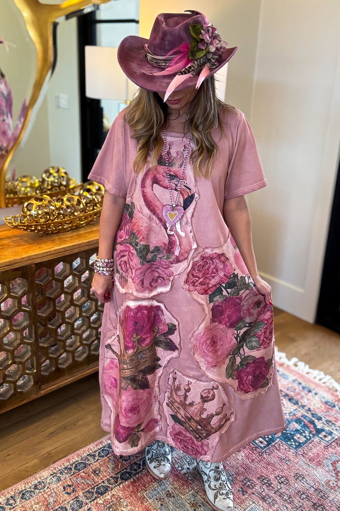 The Flamingo Crown Hat - Handmade - One of a Kind