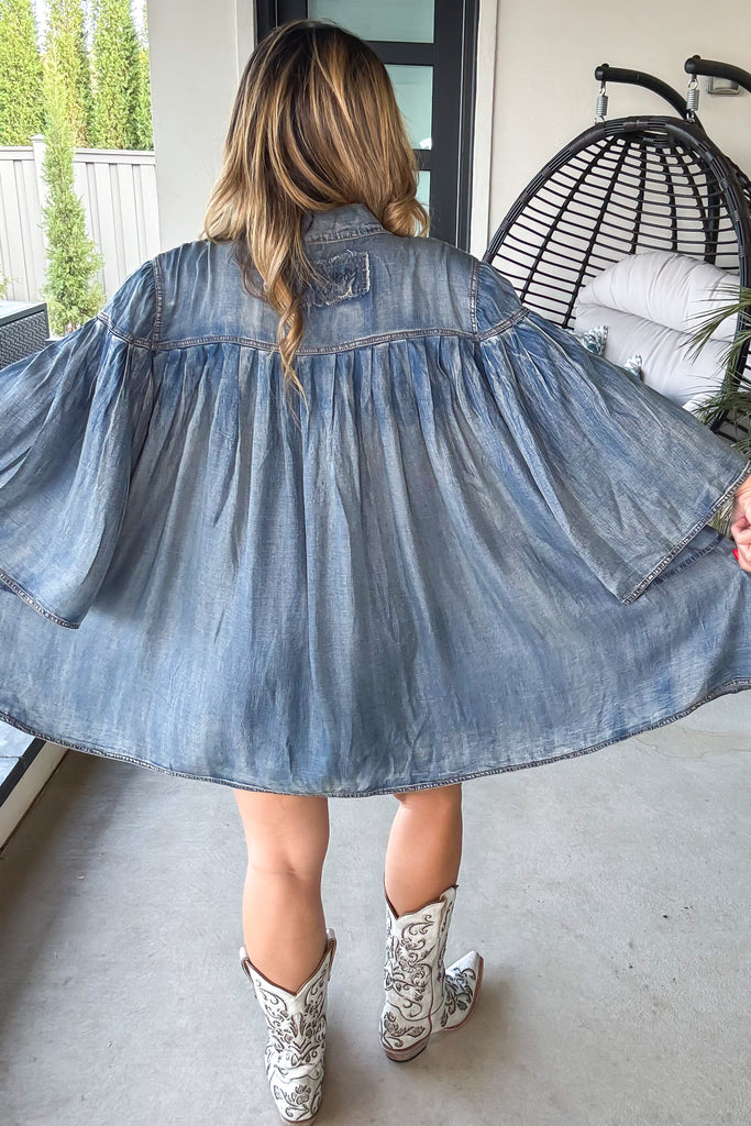 Wild Soul Oversized Dress - 100% Cotton