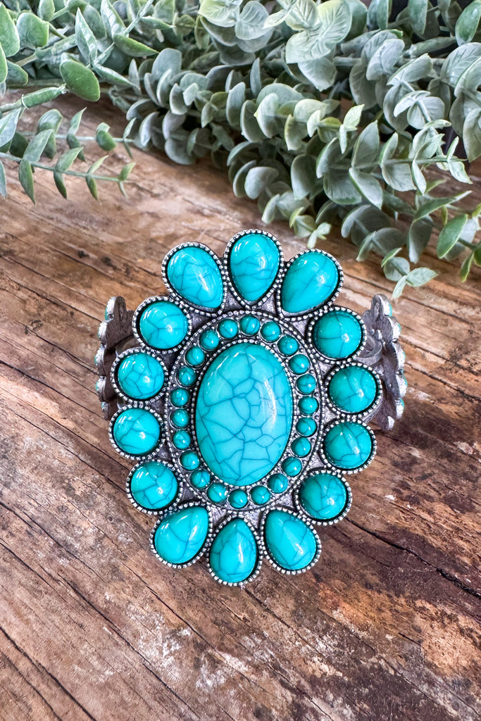 Santa Fe Sky Cuff - Turquoise