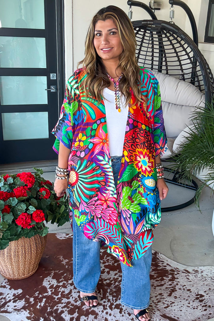 Painted Paradise Kimono