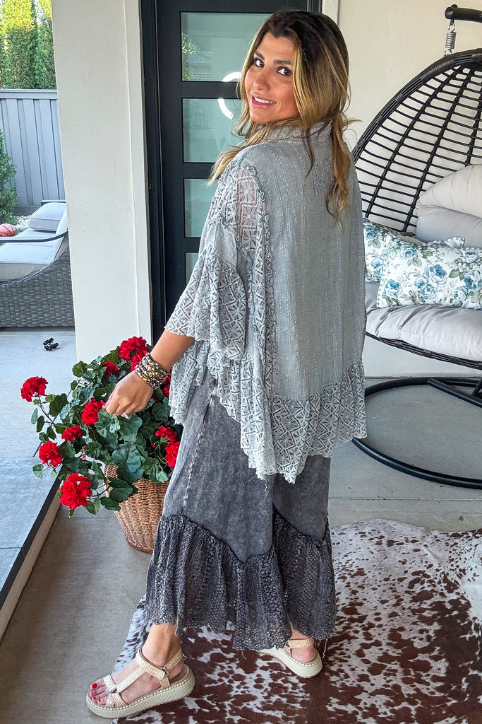 Sweetly Styled Top - Blue-Sage
