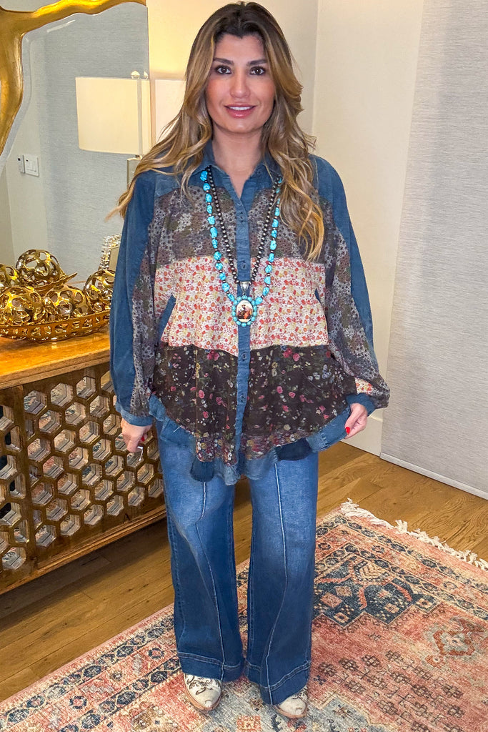 Take The Long Way Home Tunic - Vintage - 100% COTTON