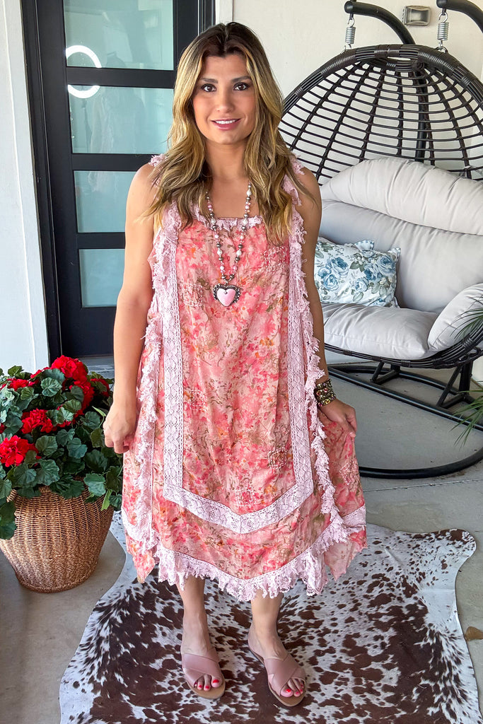 Ragtrim Wildflower Tank Dress - 100% Cotton - Floral