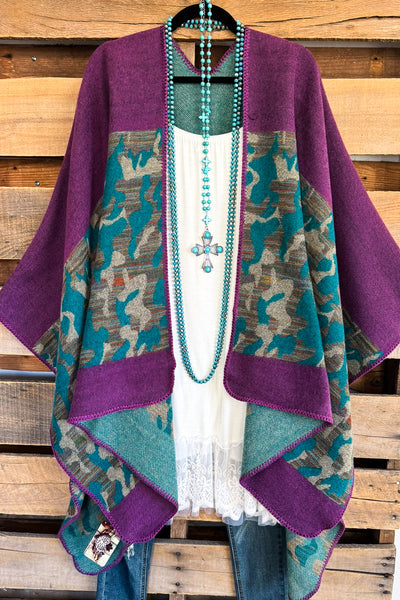 【値下中】HELLO LUPO poncho purple check 22aw 値下中】HELLO LUPO poncho purple check 22aw 値下中】HELLO