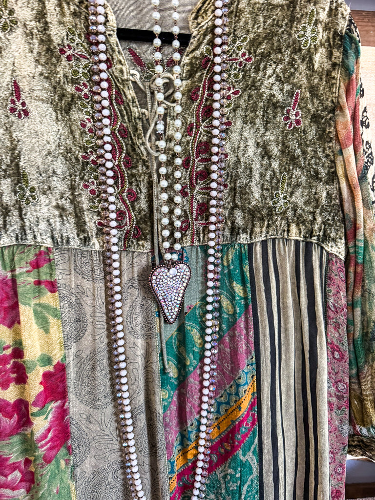 Depending On You Dress - Gravel