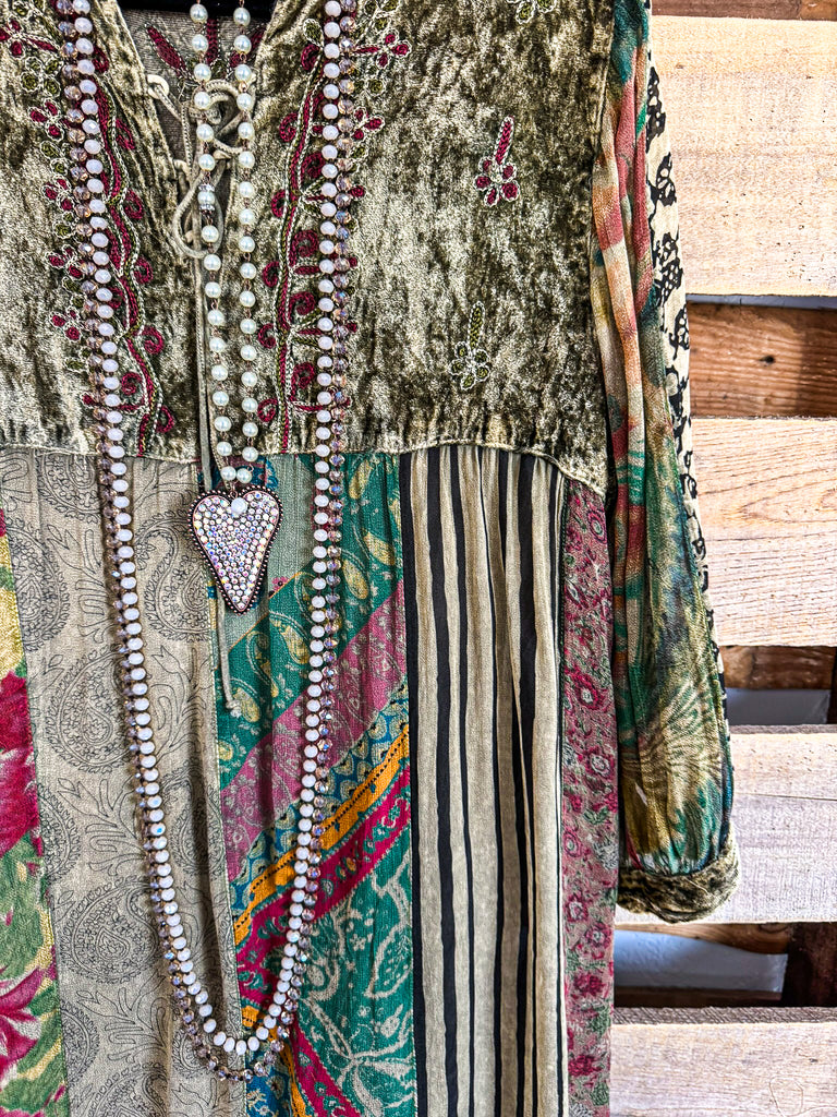 Depending On You Dress - Gravel