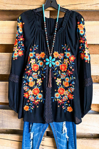 AHB EXCLUSIVE: In The Garden Tunic - Black