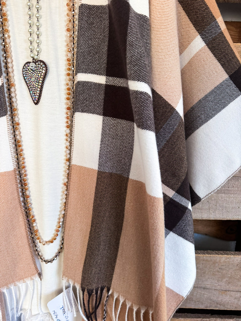 Promised Charm Poncho - Black