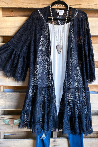 AHB EXCLUSIVE:  All That You Ever Dreamed Kimono - Navy