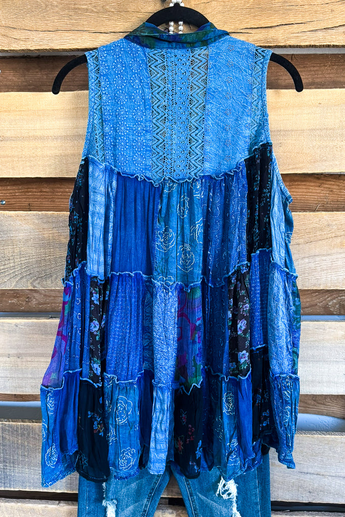 Antique Sweetness Tunic - Blue