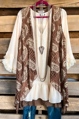 Flowing with Efficiency Tunic - Beige