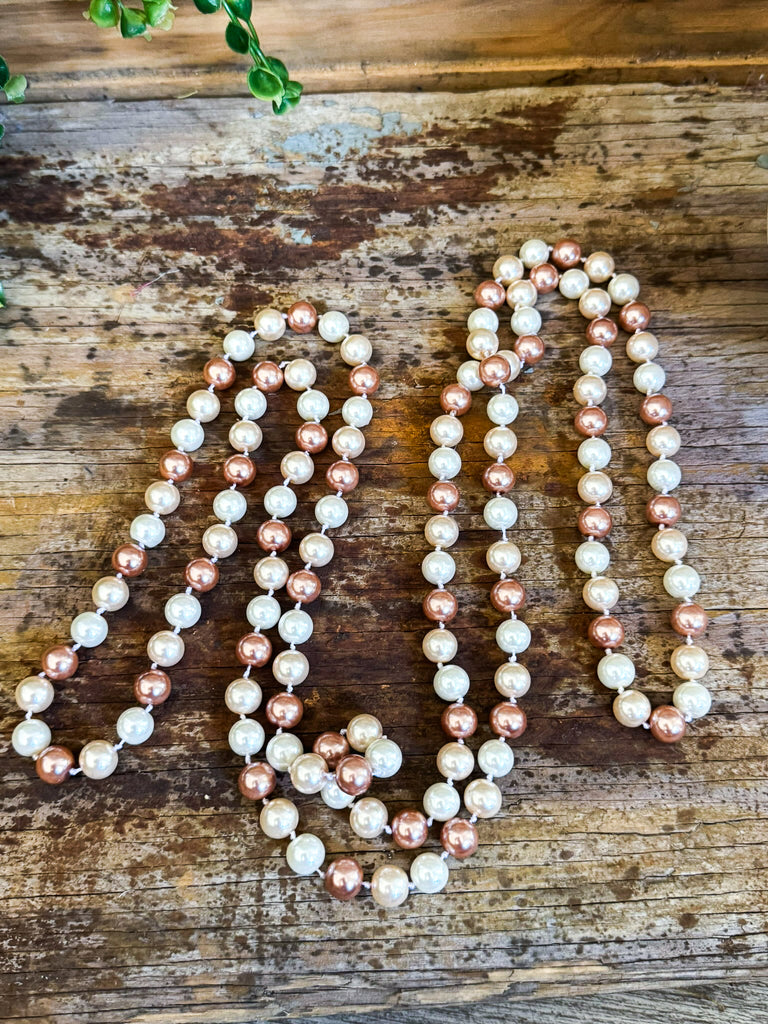 Just So Classic Beaded Necklace - Brown