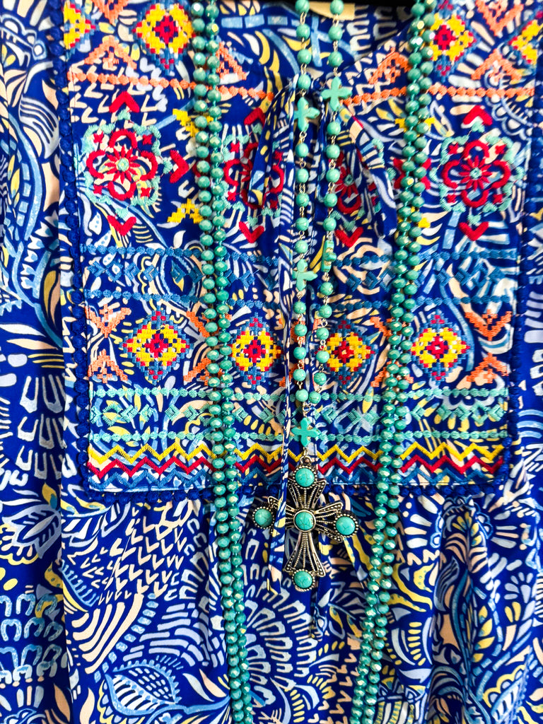 Bunches Of Love Top - Royal