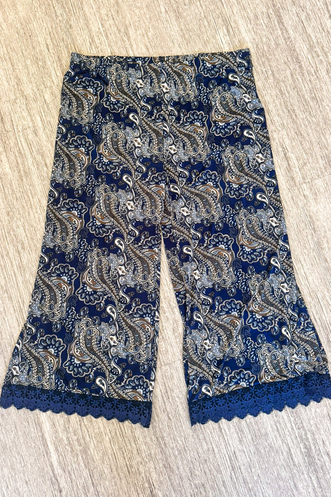 Move Freely Loose Fit Capris - Blue