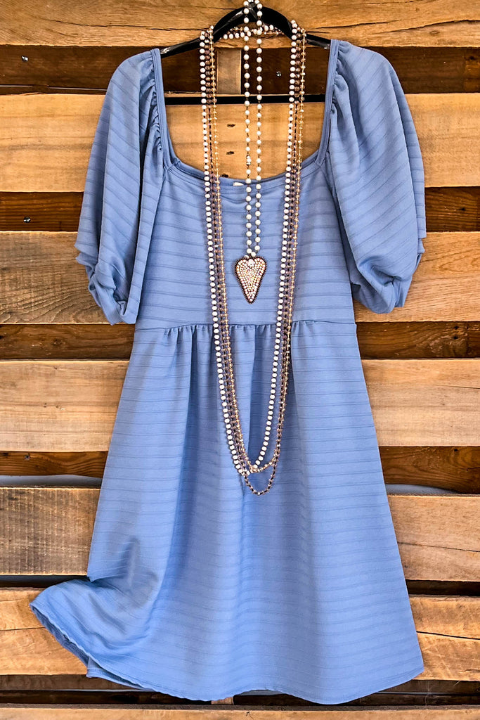 Spending My Time Dress - Denim - SALE