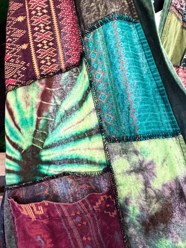 Where The Moon Shines Kimono - Green - 100% Cotton