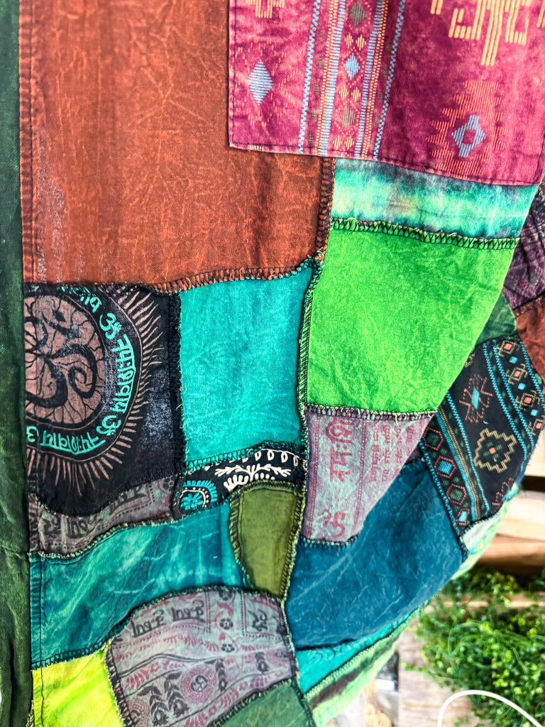 Where The Moon Shines Kimono - Green - 100% Cotton