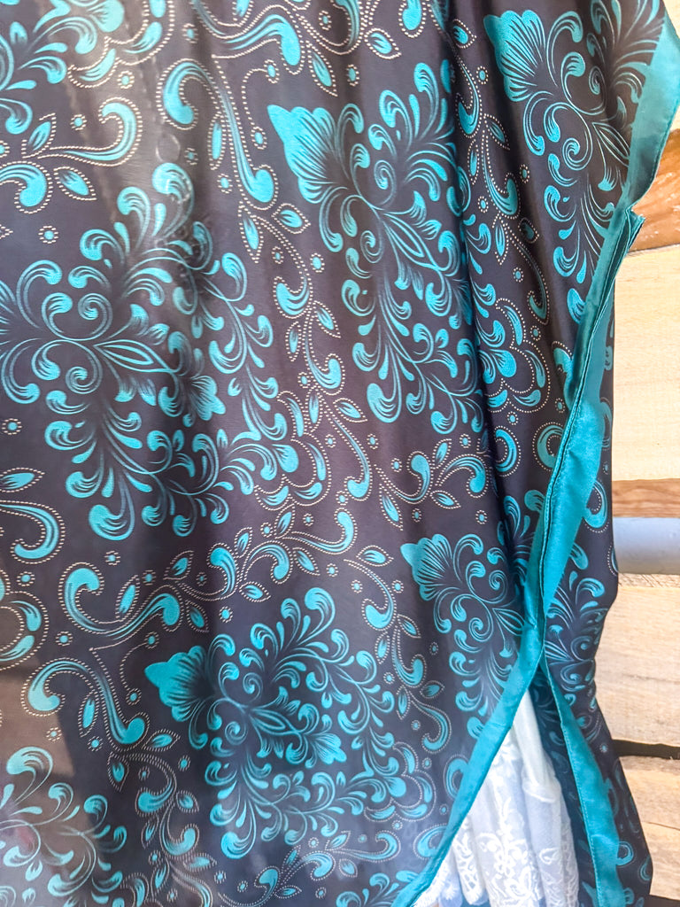 High Point Paisley Kimono - Teal
