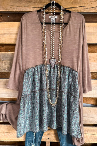 AHB EXCLUSIVE: Escape The Wait Dress - BG/OT Brown