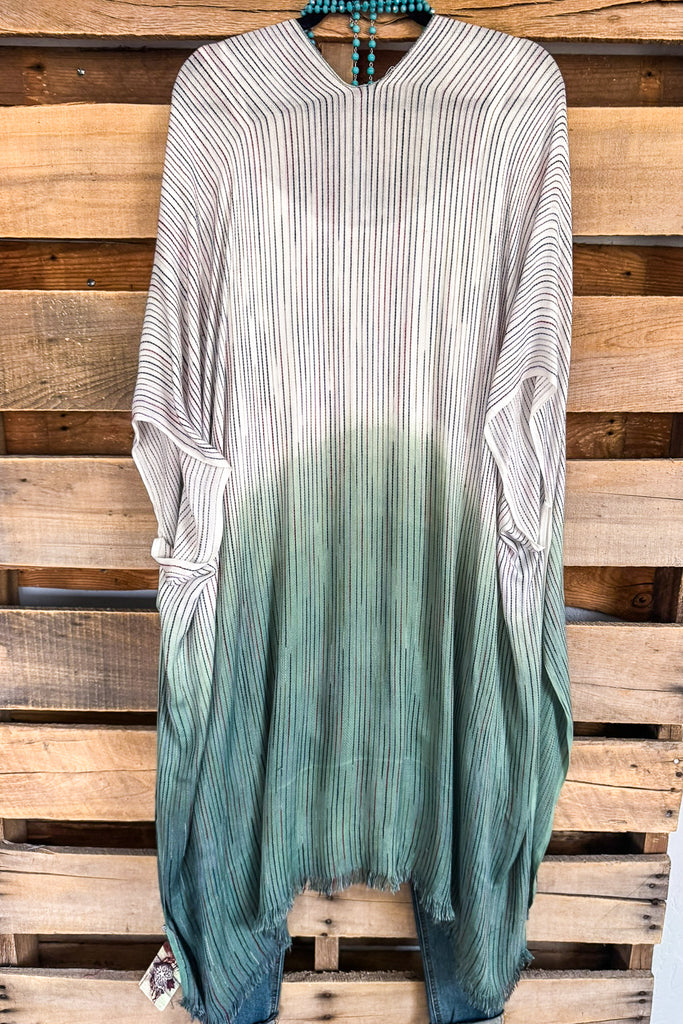 Crystal Secrets Kimono - Sage