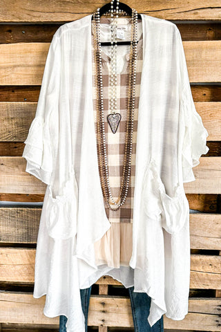 AHB EXCLUSIVE: The Chosen And Beautiful Cardigan - Taupe - 100% COTTON