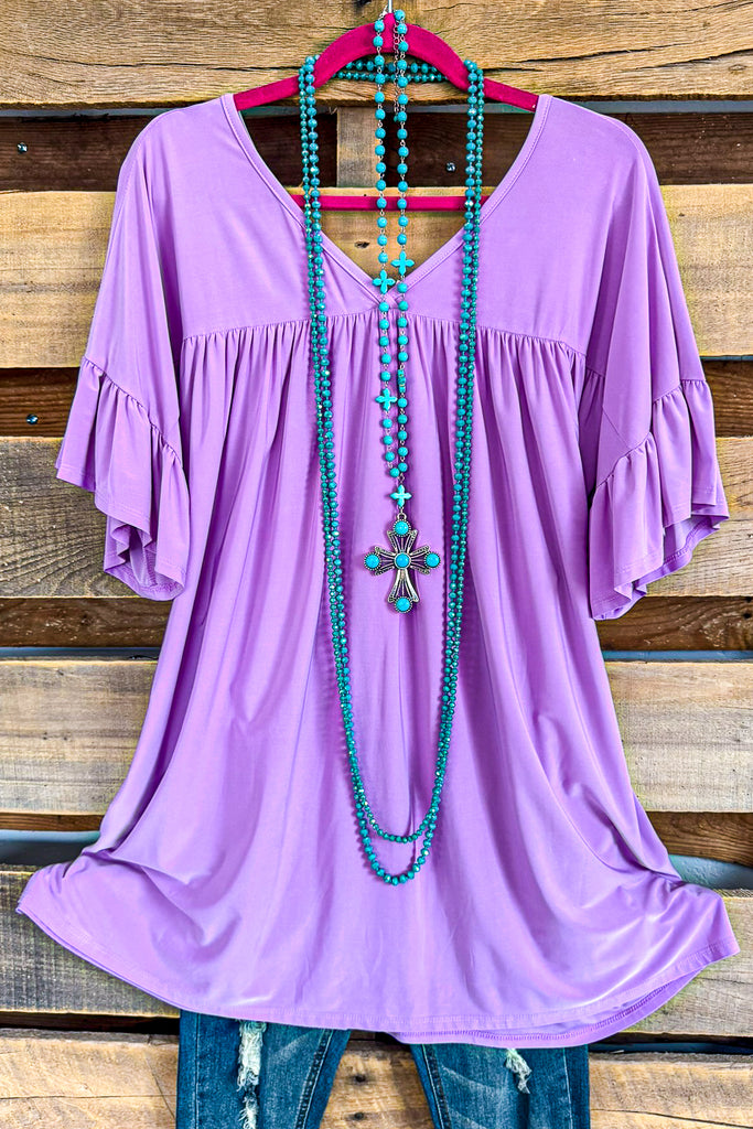 Following My Dreams Tunic - Lilac