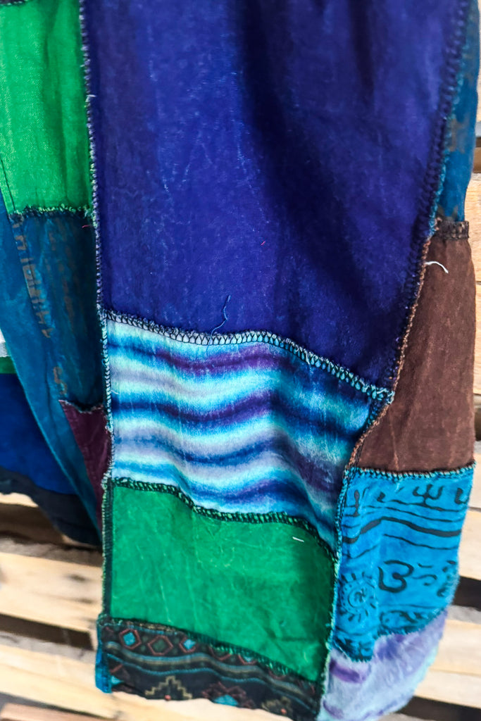 Where The Moon Shines Kimono - Blue - 100% Cotton