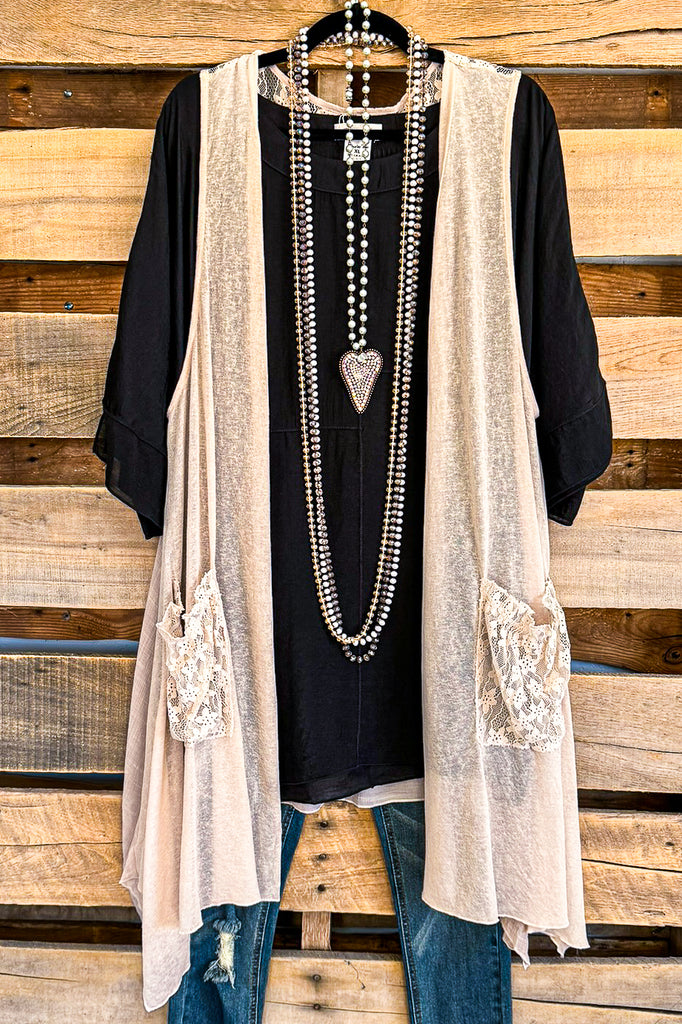 Thinking Twice Vest - Nude