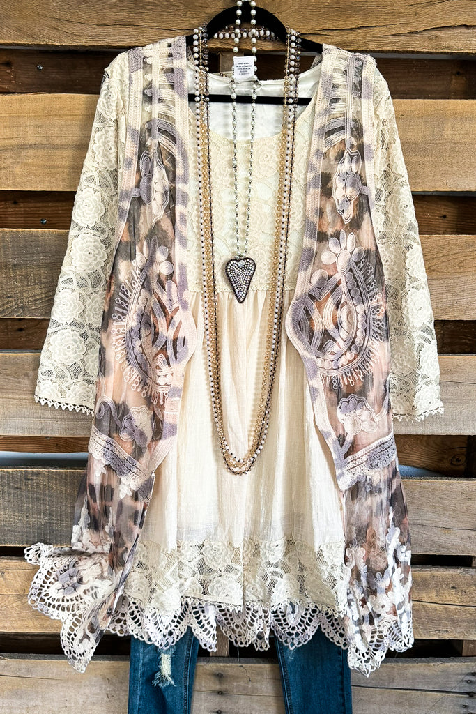 AHB EXCLUSIVE: See My Soul Vest- Natural/Leopard.