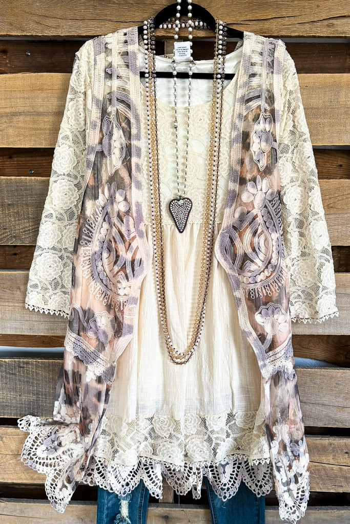 AHB EXCLUSIVE: See My Soul Vest- Natural/Leopard.