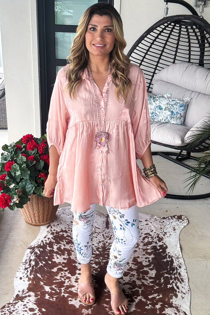 Venice Visions Tunic - Peach