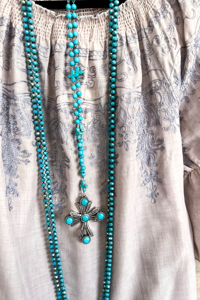 All Tangled Up Top - Sand - 100% COTTON