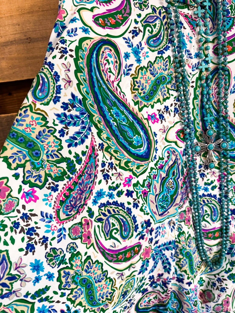 Radiant Mirage Tunic - Green - SALE