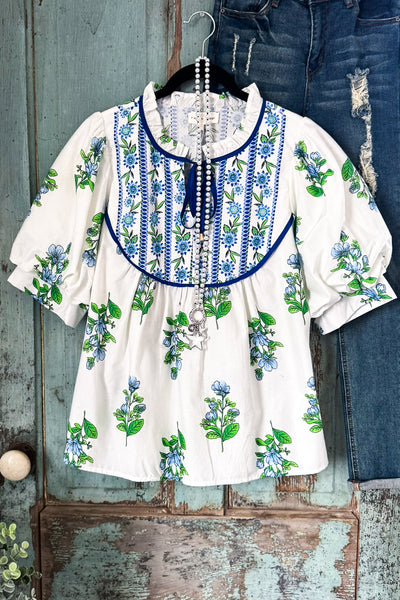 Ivory Horizon Top - Off White - 100% COTTON (S-M-L)